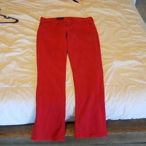 Jcrew red jeans
